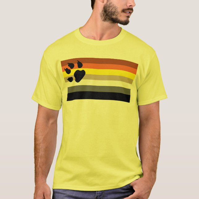 Camiseta Nação do Urso gay unido. (Frente)