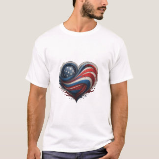 Camiseta Nação Orgulhosa de Corações Unidos
