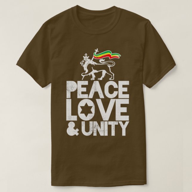 Camiseta Nação Unity Rasta (Frente do Design)