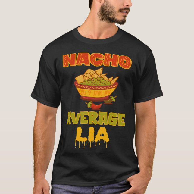 Camiseta Nacho Average Lia (Frente)
