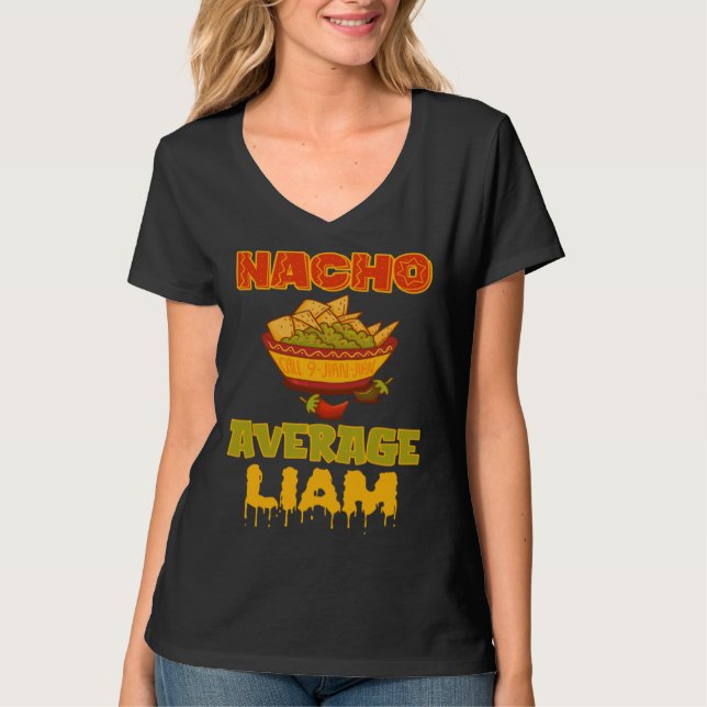 Camiseta Nacho Average Liam (Frente)