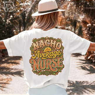 Camiseta Nacho Average Nurse Funny Cinco De Mayo Retro