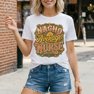 Camiseta Nacho Enfermeira Média Festa Cinco De Mayo Retro