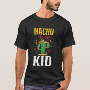 Camiseta Nacho Kid Médio Sombrero Cinco de Mayo F Mexicano