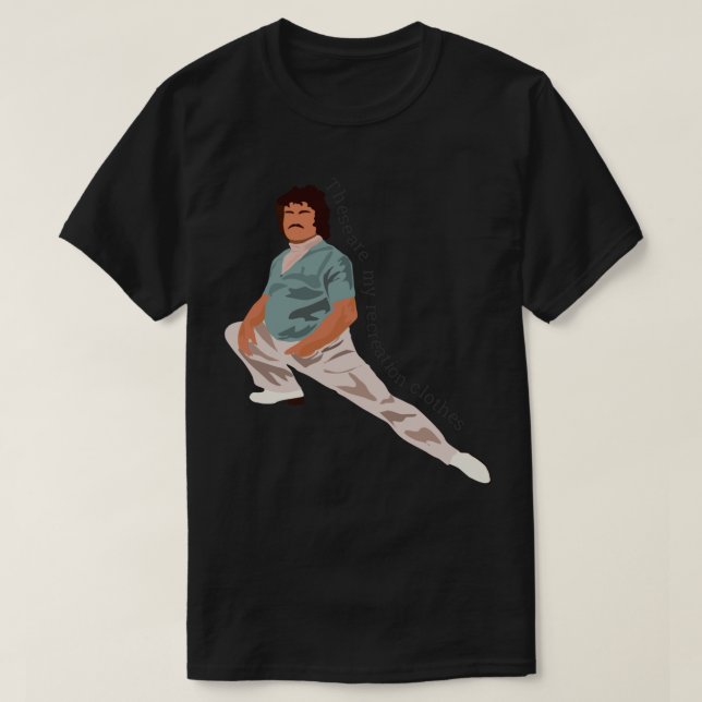 Camiseta Nacho Libre Estas São As Minhas Roupas De Recriaçã (Frente do Design)