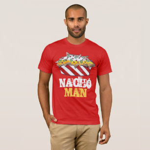 Camiseta NACHO MAN Cheese Nachos Funny Foodie Tee