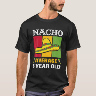 Camiseta Nacho Média 6 Anos Depende Cinco De Mayo 6 B