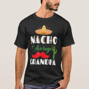Camiseta Nacho Média Avô Cinco De Mayo Mexicano Fiesta