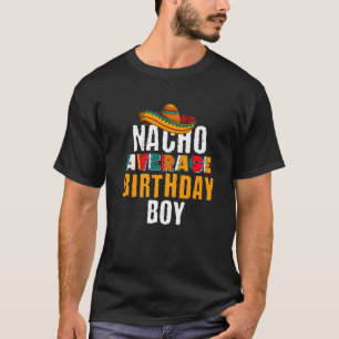 Camiseta Nacho Média Birthday Boy Cinco De Mayo Engraçado M