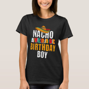 Camiseta Nacho Média Birthday Boy Cinco De Mayo Engraçado M