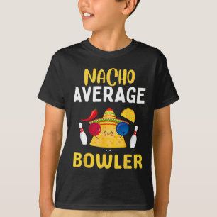 Camiseta Nacho Média Bowler Cinco De Mayo Boliche Mexicano