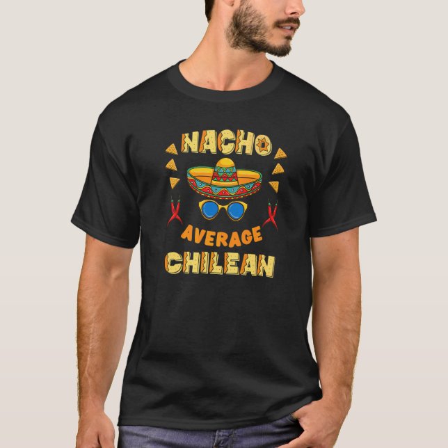 Camiseta Nacho Média Chilena Cinco De Mayo (Frente)