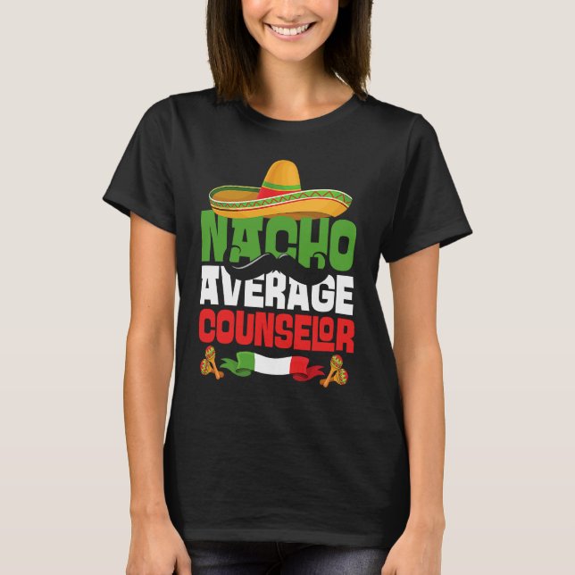 Camiseta Nacho Média Conselheiro Cinco De Mayo Fie Mexicano (Frente)