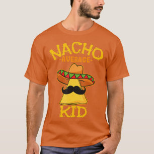 Camiseta Nacho Média Criança Jovem Rapaz Toddler Cinco de