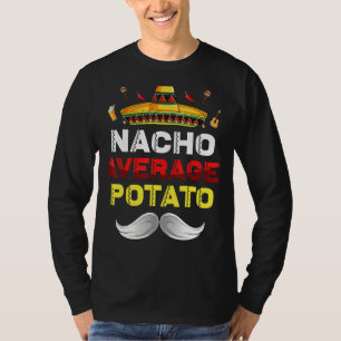 Camiseta Nacho Média de Batata Gnome Funny Cinco De Mayo Me