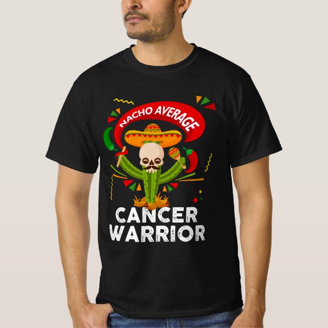 Camiseta Nacho Média de Campanha de Combate ao Guerreiro do (Frente)