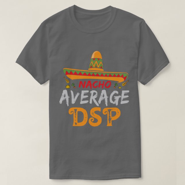 Camiseta Nacho Média de DSP de Suporte Direto Funcionarios  (Frente do Design)