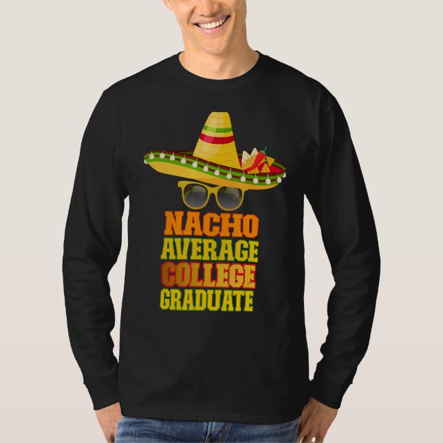 Camiseta Nacho Média de Formando Universitário (Frente)