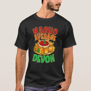 Camiseta Nacho Média Devon Nome Taco Apelido Mexicano Fo