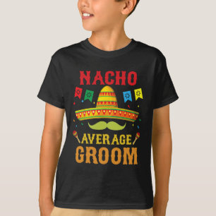 Camiseta Nacho Média do Groom Cinco De Mayo Correspondendo