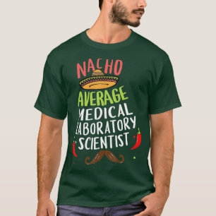 Camiseta Nacho Média do Laboratório Médico Cientista Sombre