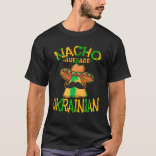 Camiseta Nacho Média do Patrimônio Ucraniano Ucrânia Raízes