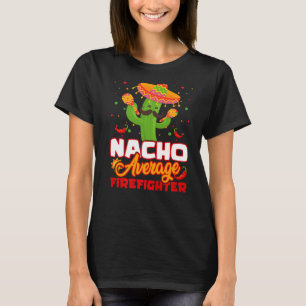 Camiseta Nacho Média dos Bombeiros Cinco De Mayo Mexicano F