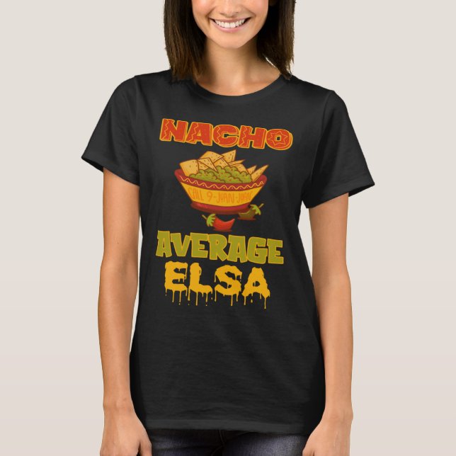 Camiseta Nacho Média Elsa (Frente)