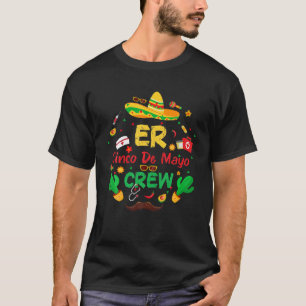 Camiseta Nacho Média ER Enfermeira Cinco De Mayo Crew Mexic
