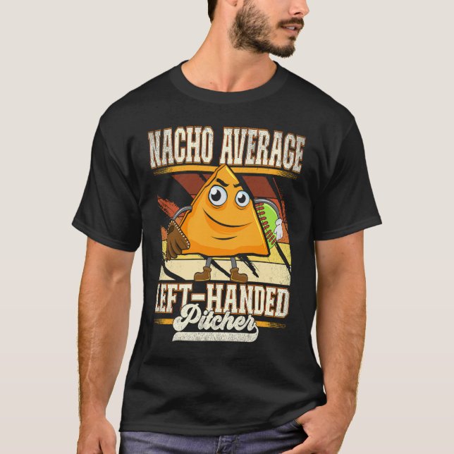 Camiseta Nacho Média Esquerda de Pitcher Softball Cinco D (Frente)
