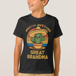 Camiseta Nacho Média Excelente Vovó Correspondente aos Cinc