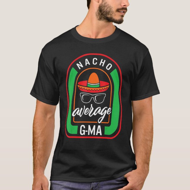 Camiseta Nacho Média G mães Mexicanas Fiesta Cinco de mayo  (Frente)