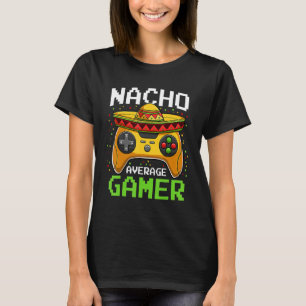 Camiseta Nacho Média Gamer Cinco De Mayo Videos games Boys