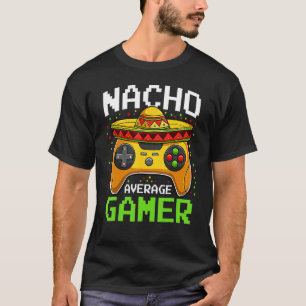 Camiseta Nacho Média Gamer Cinco De Mayo Videos games Boys