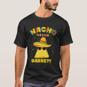 Camiseta Nacho Média Garrett Personalizado Nome Cinco De M
