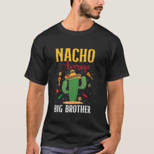 Camiseta Nacho Média Grande Irmão Cinco de Mayo Engraçado M