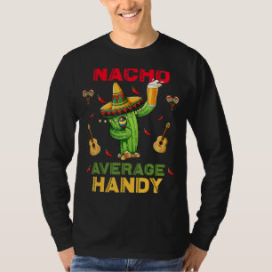 Camiseta Nacho Média Handy Cinco De Mayo Partido Mexicano