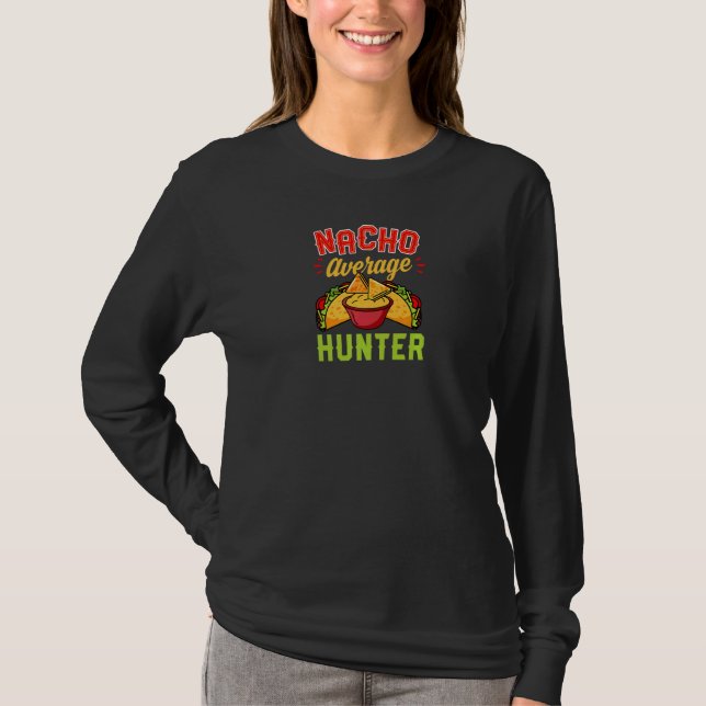 Camiseta Nacho Média Hunter Comida Mexicana Taco Cheese (Frente)