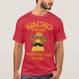 Camiseta Nacho Média Instrumental Professora De Música Cinc