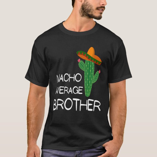 Camiseta Nacho Média Irmão Cinco De Mayo (Frente)