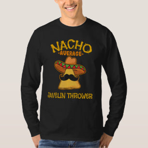 Camiseta Nacho Média Javelin Thrower Cinco De Mayo Mexica
