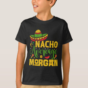 Camiseta Nacho Média Morgan Custom Name Cinco De Mayo Som
