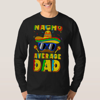 Camiseta Nacho Média Pai Cinco De Mayo Novo Pai A Ser 5