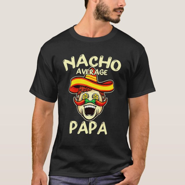Camiseta Nacho Média Papa Sombrero Chili Papa Cinco De M (Frente)
