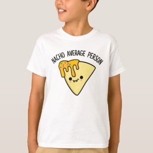 Camiseta Nacho Média Pessoa Engraçada Comida