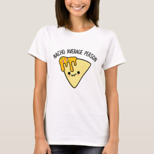 Camiseta Nacho Média Pessoa Engraçada Comida