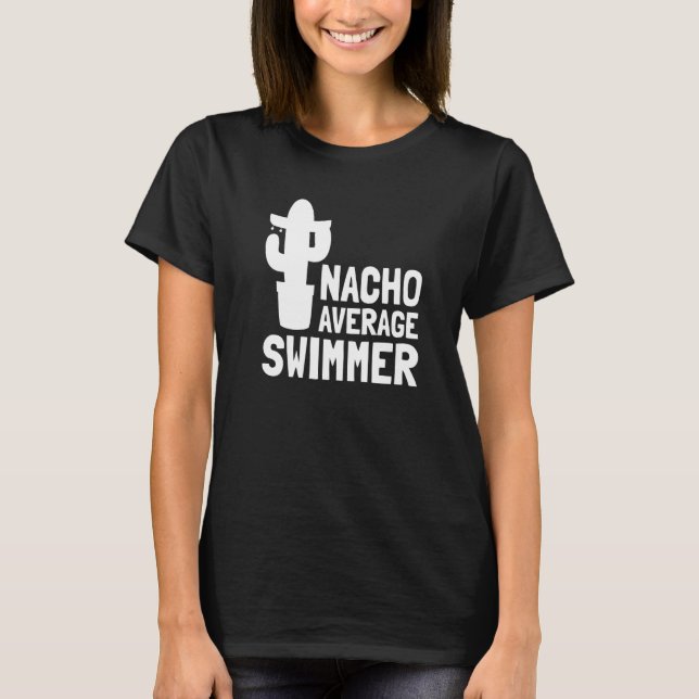 Camiseta Nacho Média Swimmer Natação 1 (Frente)