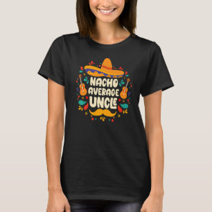 Camiseta Nacho Média Tio Cinco De Mayo Fiesta Sombrero