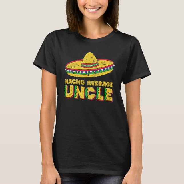 Camiseta Nacho Média Tio Mexicano Hat Chips (Frente)