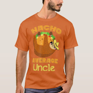 Camiseta Nacho Média Tio Nacho Day Funny Taco Sloth